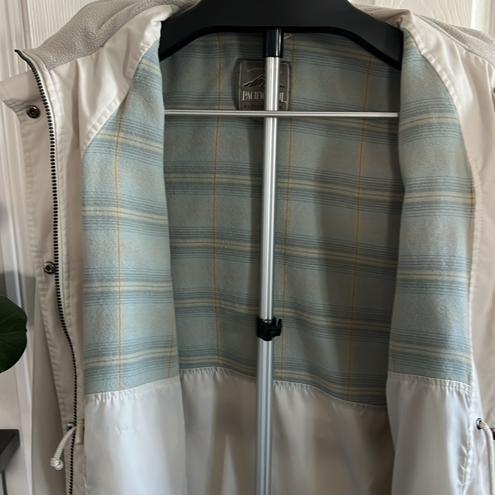 Pacific Trail Parka Coat size M cream color - Picture 5 of 17